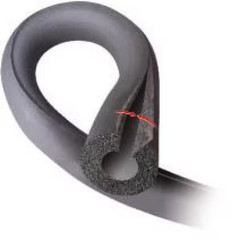 3/4 In. Rubber Self-Seal Pipe Insulation (7/8 In. ID X 6 Ft.)