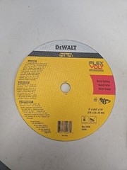 Dewalt Thin Cut-Off Wheel DWAFV 8919 9″ X 5/64″ X 7/8″ 10 Pack New No Box