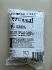 Everbilt Yard Hydrant Repair Kit Brass ClevisRod Plunger O-RingsOutdoor PVC 120