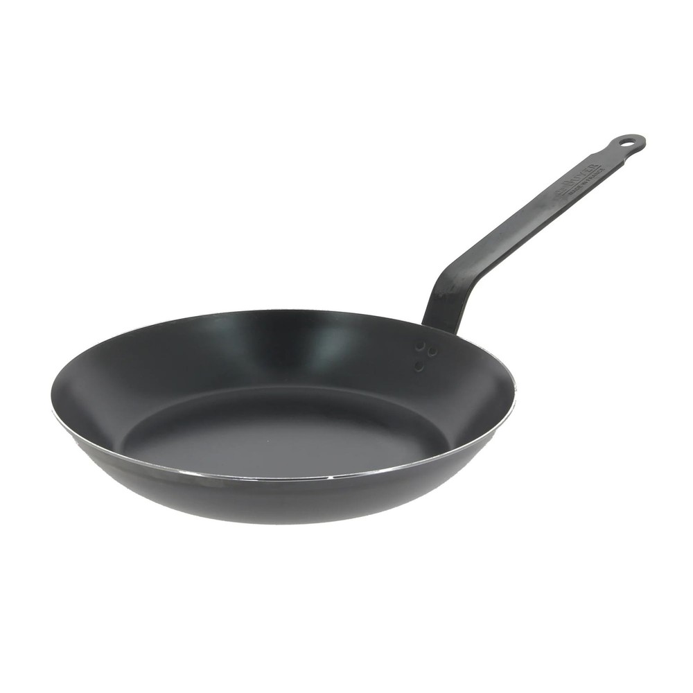 de Buyer – Blue Carbon Steel Fry Pan 2mm Thick – 11” Diameter, 8.3”