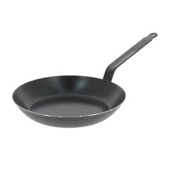 de Buyer – Blue Carbon Steel Fry Pan 2mm Thick – 11” Diameter, 8.3”
