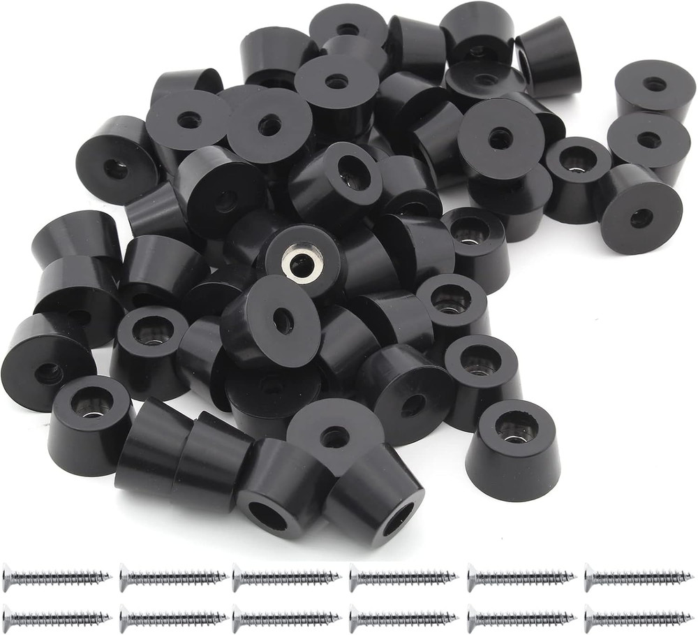 60Pcs round Rubber Feet Bumpers, 3/4″ (19Mm) W X 7/16″ (11Mm) H, Non-Slip Cuttin