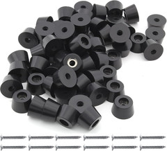 60Pcs round Rubber Feet Bumpers, 3/4″ (19Mm) W X 7/16″ (11Mm) H, Non-Slip Cuttin