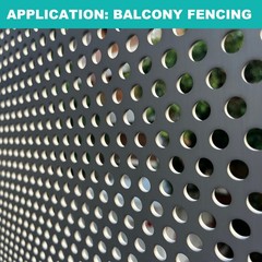 11.8″ x 5.9″ 304 Stainless Steel Perforated Sheet, 0.39″ Hole 19GA Screen Meshes