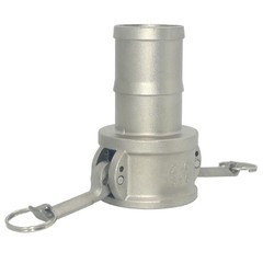 1/2″ 1″ 3″ in Type C Camlock Female Coupler to Hose Barb Stainless Steel Fitting