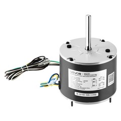 VEVOR Condenser Fan Motor with Capacitor 1/5HP 1075/900RPM 208-230V CW/CCW