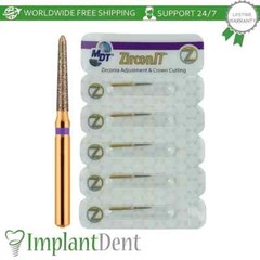 Dental MDT Gingival Curettage FG ZirconIT ADJ Diamond Burs Z298 Restoration