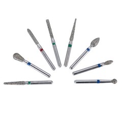 5PCS AZDENT Dental Diamond Burs Friction Grip For High Speed Handpiece Turbine