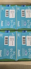 3 pairs of Ansell 92-675 Touchntuff 92-675,Disposable Nitrile Gloves,Textured XL