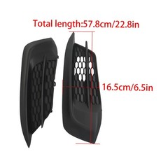 Front Fog Light Cover Set LH RH Replacement for Civic 2016-2018