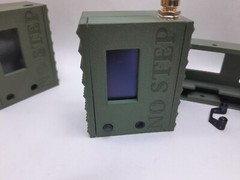 Meshtastic case Heltec V3 node case Holds 2000mah batt holds 3D printed GREEN