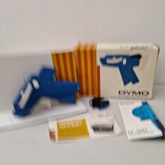 RARE Vintage Dymo M-38D Dual Track Home Handheld Label Maker /Original Box WORKS