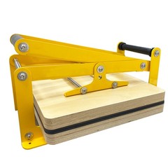 Wooden Lino Printing Hand Lever Press Machine,15in ×15 in Block Printing Press
