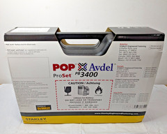 Stanley POP ProSet PB3400 Cordless Rivet Tool w/Battery & Charger PB3400-NA2042