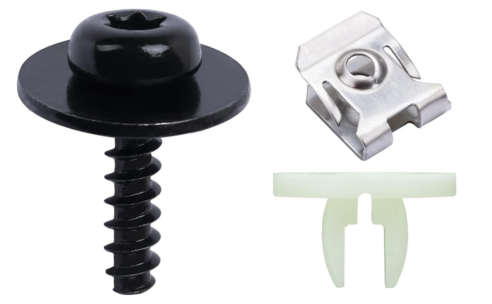 12Sets T30 Engine Splash Shield Guard Undertray Cover Tapping Screws & Grommet B