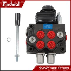 Findmall 2 SPOOL 10GPM 4000PSI LV22RFSTKAB Hydraulic Valve for Loader