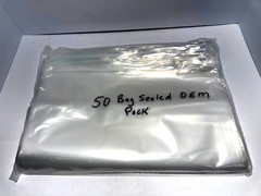16x12x3 MIL Slider Zip Bags Heavy Duty FDA Food Safe Poly 2 GALLON LAD 4087