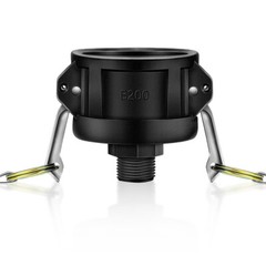 275 330 Gallon IBC Tote Water Tank Drain Adapter 2″Cam Lock for Garden Hose 3/4″