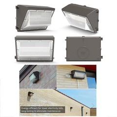 120W Led Wall Pack Light Outdoor Commercial Industrial Security Wall Light 5000K