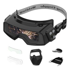 True Color Auto Darkening Welding Goggles/ Glasses with Grinding/Welding/Cutting