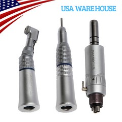 NSK Style Dental Slow Low Speed Handpiece Straight Contra Angle Air Motor 4H/2H