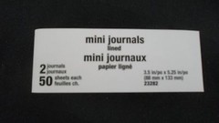 (2) Count Lot Brand New Staples Mini Journals Lined 50 Sheets Each 3.5″ x 5.25″