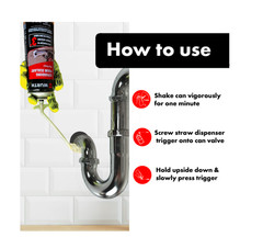 (4 Pack) Big Gaps Expanding Insulating Spray Foam Sealant, up to 3-in, 12oz Can