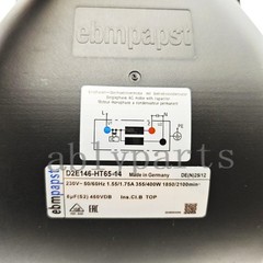 New Cooling fan 230V 50/60Hz 1.55/175A 3.55/400W For ebmpapst D2E146-HT65-14