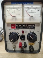 Motorola DC Power Supply TEK-23 Regulated Transistorized Adjustable Voltage