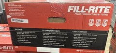 Fill-Rite FR1220HDSQ 12V 15 GPM Pump 1” Inlet 3/4” Outlet + Hose + Nozzle NEW