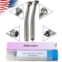 Askeadnt E-Type Dental High Speed LED Handpiece Standard Head Push 2/4Hole CE