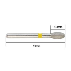 Dental Diamond Bur Egg Football FG 379/023XF Extra Fine High Speed Friction Grip