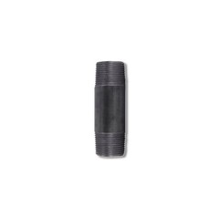 STZ Industries 4 in MIP each X 4 in Black Steel Close Nipple 3504XCL
