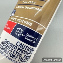12-GE Advanced Silicone Kitchen & Bath Clear 100% Waterproof Caulk Sealant 2.8oz