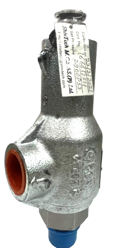 MERCER Safety Relief Valve 91-12D61P56E1 3/4 NPTM X 1″ NPTF 3045 SCFM 1500 PSI