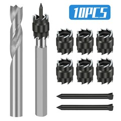 10Pcs/Set 3/8″ Double Sided Rotary Spot Weld Cutter Remover Drill Bits Cut Welds