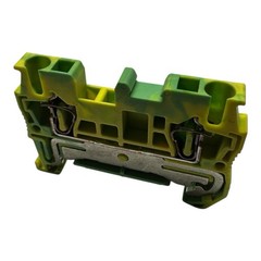 Lot Of 20 Phoenix Contact ST 2.5-PE Ground Terminal Block DIN Rail