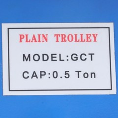 Alloy Steel I-Beam Trolley 1100lb/0.5t Double Wheel I-Beam Flange Width 55-135mm