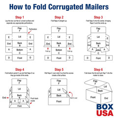 Kraft Corrugated Corrugated Cardboard Mailing Boxes, 7″ X 4″ X 2″, Pack of 50, C