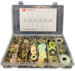 USS Extra Thick MCX Style Flat Washers Grade 8 Steel Zinc Yellow (All Size & Qty