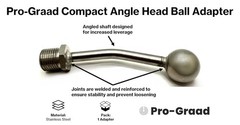 Pro-Graad Compact Angle Head Ball Adapter – Fits TapeTech, Columbia, Level 5,…