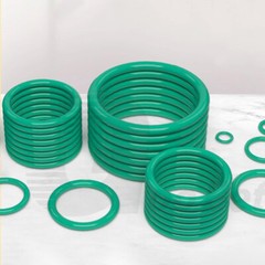 3.55mm Cross Section Metric FPM FKM Rubber O-Rings 3mm-390mm ID 75 Shore A Green