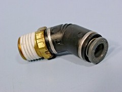 Lot of 5 SMC KV2K07-35S 45° Male Elbow Tube 1/4″ Thread-Tube Size 1/4-18 NPT