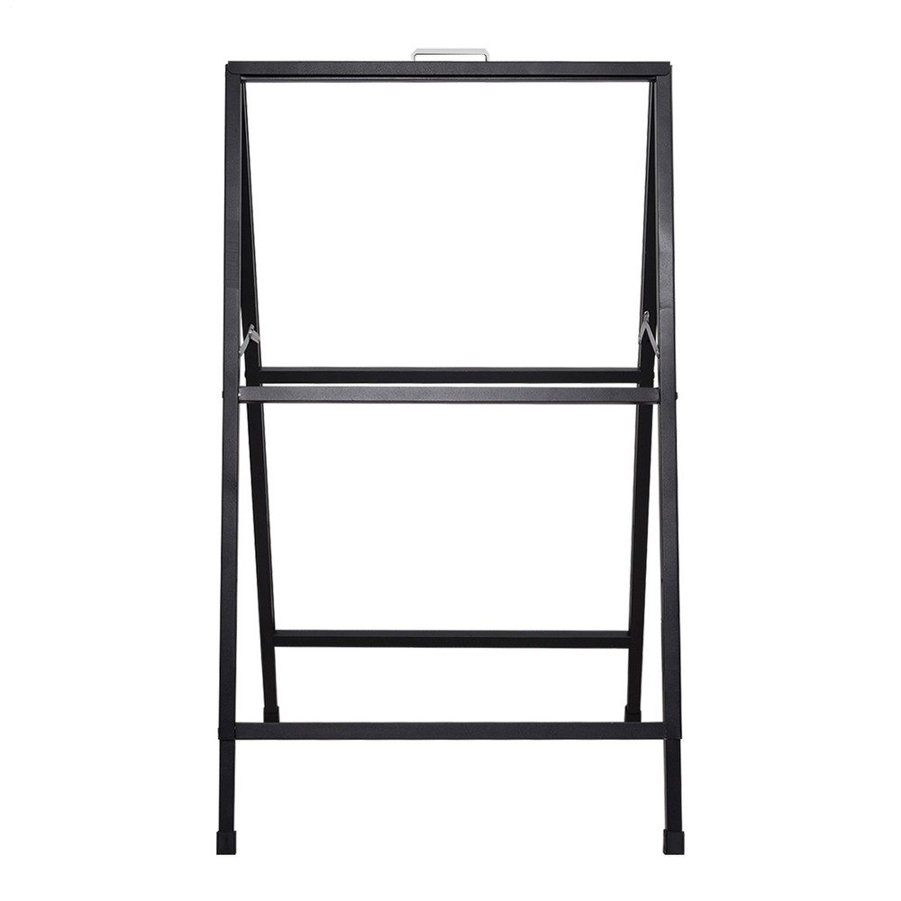 Heavy-Duty Double-Sided Metal A-Frame Sidewalk Sign Holder Stand 24″x36″