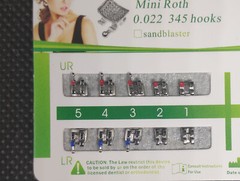 10Sets Dental Orthodontic Brackets MIM Monoblock Mini Roth/MBT 022 345 Hooks