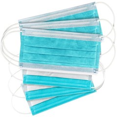 FLUIDSHIELD Level 3 Disposable With Earloops, 47569 (of 50)