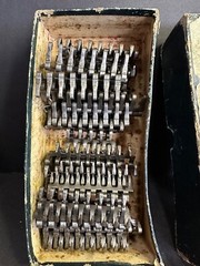 Flexible Steel Belt Lacing, Original Box, with Tool and Rawhide, Size No. 3″