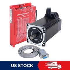 STEPPERONLINE Nema 23 3Nm Closed Loop Stepper Motor Kit 3Nm w/ Driver & Cables