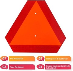 Slow Moving Vehicle Safety Sign,Slow Moving Vehicle Triangle Sign,Aluminum Grade