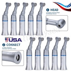 NSK Style Dental Slow Low Speed Handpiece Contra Angle Push Button FDA&CE 1/5/10